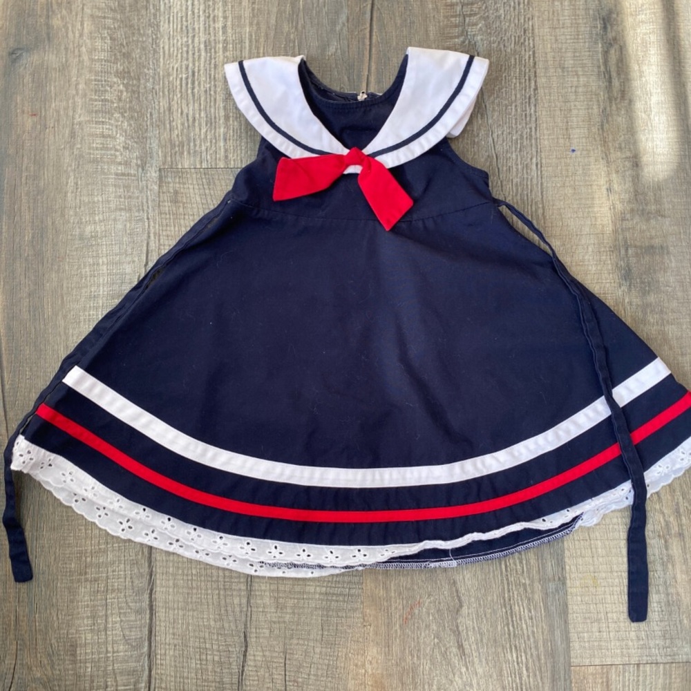 Blue Sophie Rose Nautical Dress
